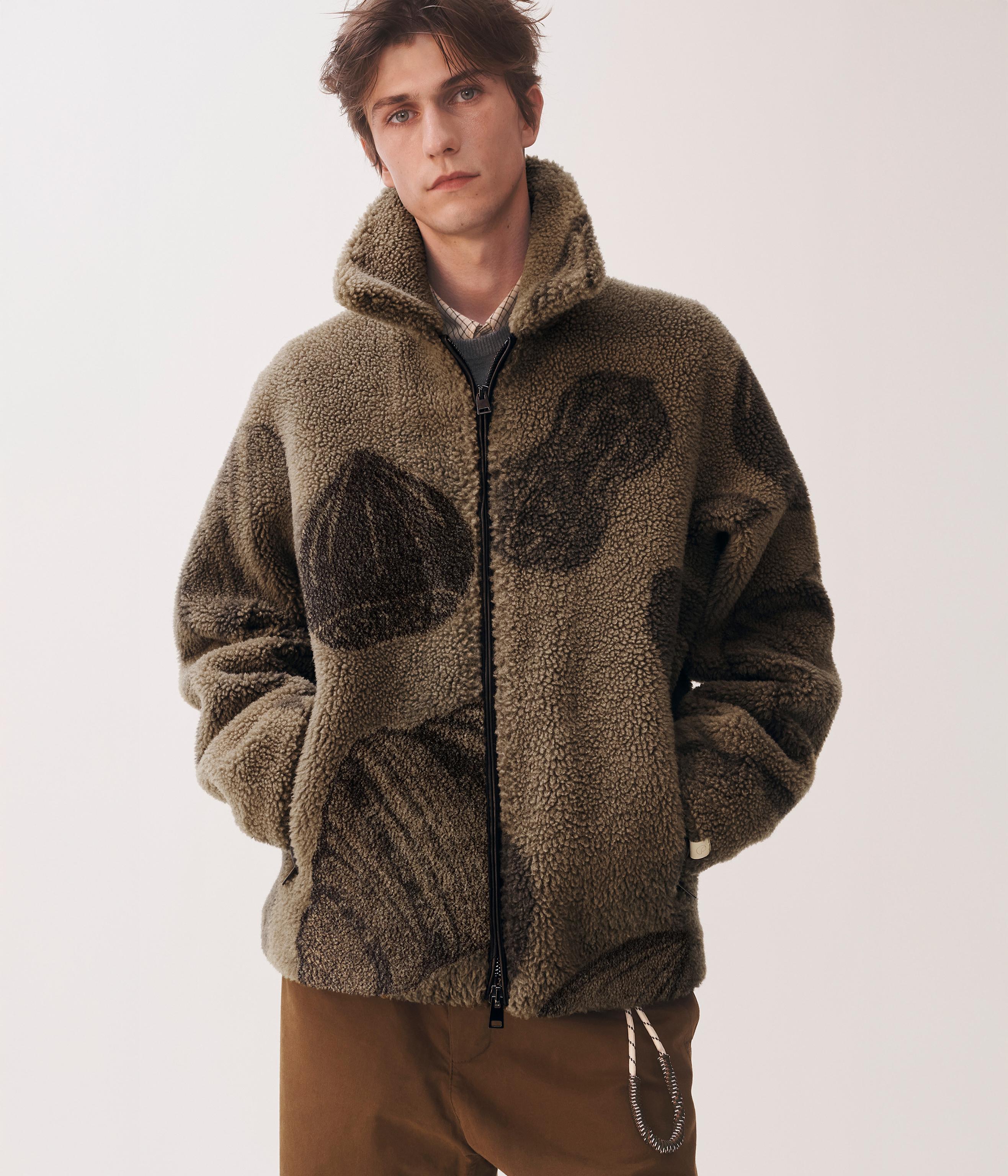 SURCHEMISE EN JACQUARD DE LAINE CEDRIC GROLET